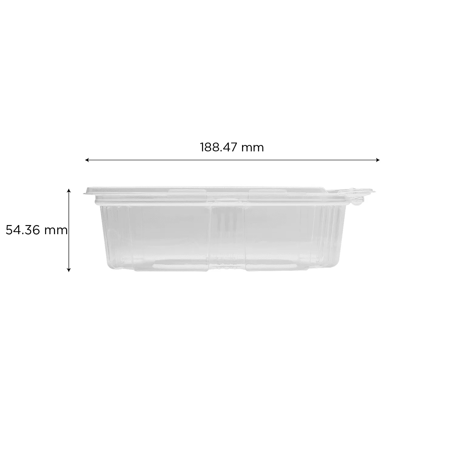 [200 sets] 24 oz PET Plastic Tamper Resistant Hinged Deli Containers with Lid