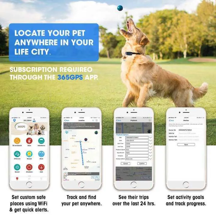 Anti-loss device pet kid older item GPS tracker Petfon N4