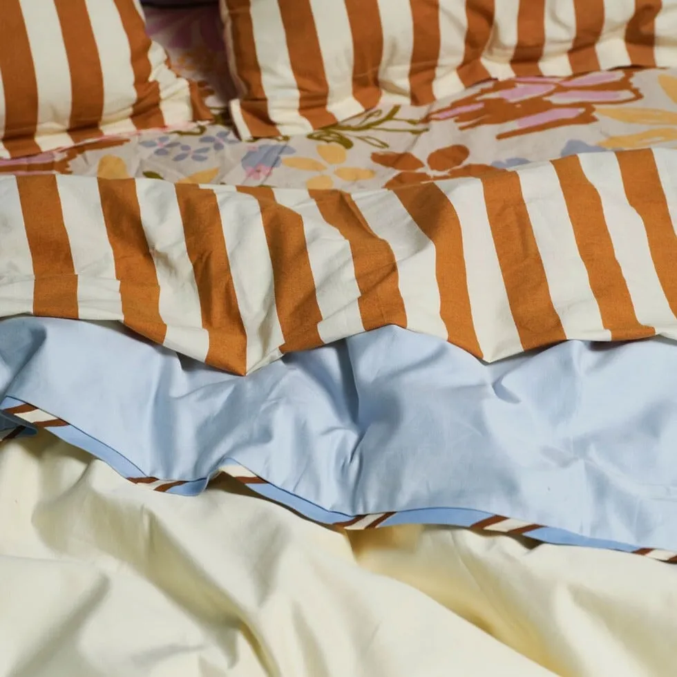Everyday Quilt Cover Set In Vanilla Sky
