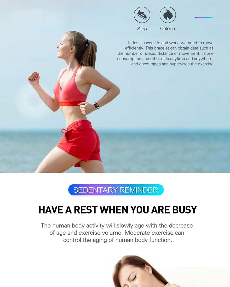 Fitness Tracker Smart Watch