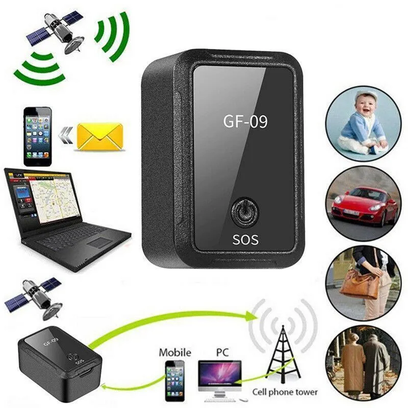 GPS Tracker APP Control Magnetic Voice Recorder