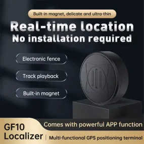 Mini Wireless GPS Tracker – Strong Magnetic Car Locator with Real-Time Tracking & Intelligent Alarm (Model GF10)