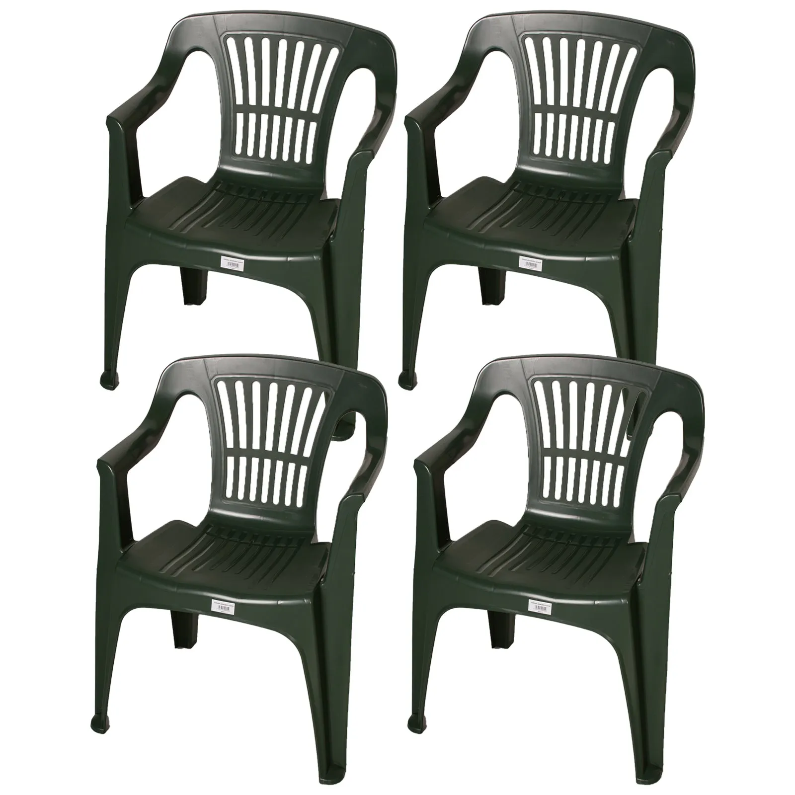 Plastic Green Garden Chairs
