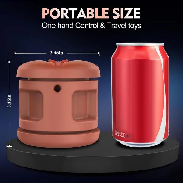 Realistic Pocket Pussy Male Masturbator - Rechangeable Cock Sleeve Delay Ejaculation Sex Toy for Men