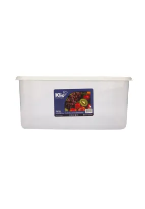Rectangle Food Keeper 6L Clear Body Cover