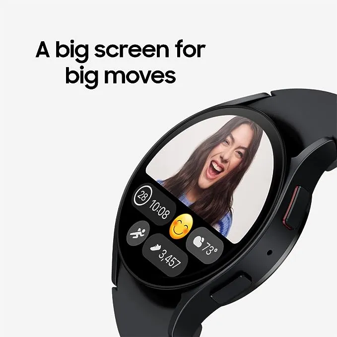 SAMSUNG Galaxy Watch 6 (40mm LTE) Graphite: Fitness Tracking, Sleep Coaching, Blood Pressure Monitoring & More!