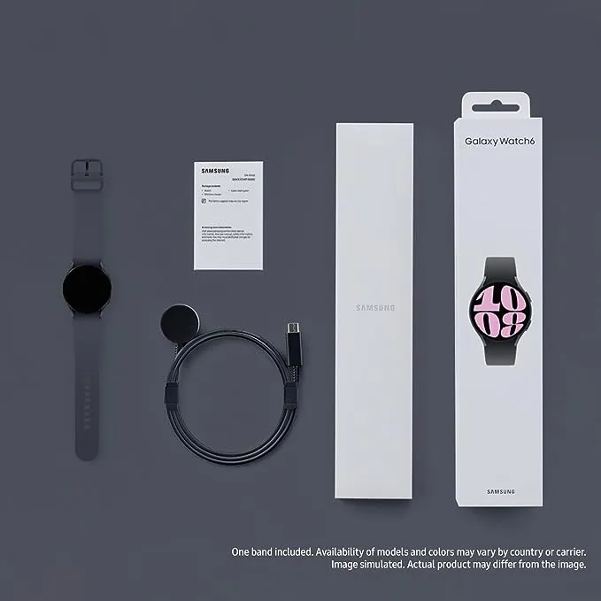 SAMSUNG Galaxy Watch 6 (40mm LTE) Graphite: Fitness Tracking, Sleep Coaching, Blood Pressure Monitoring & More!