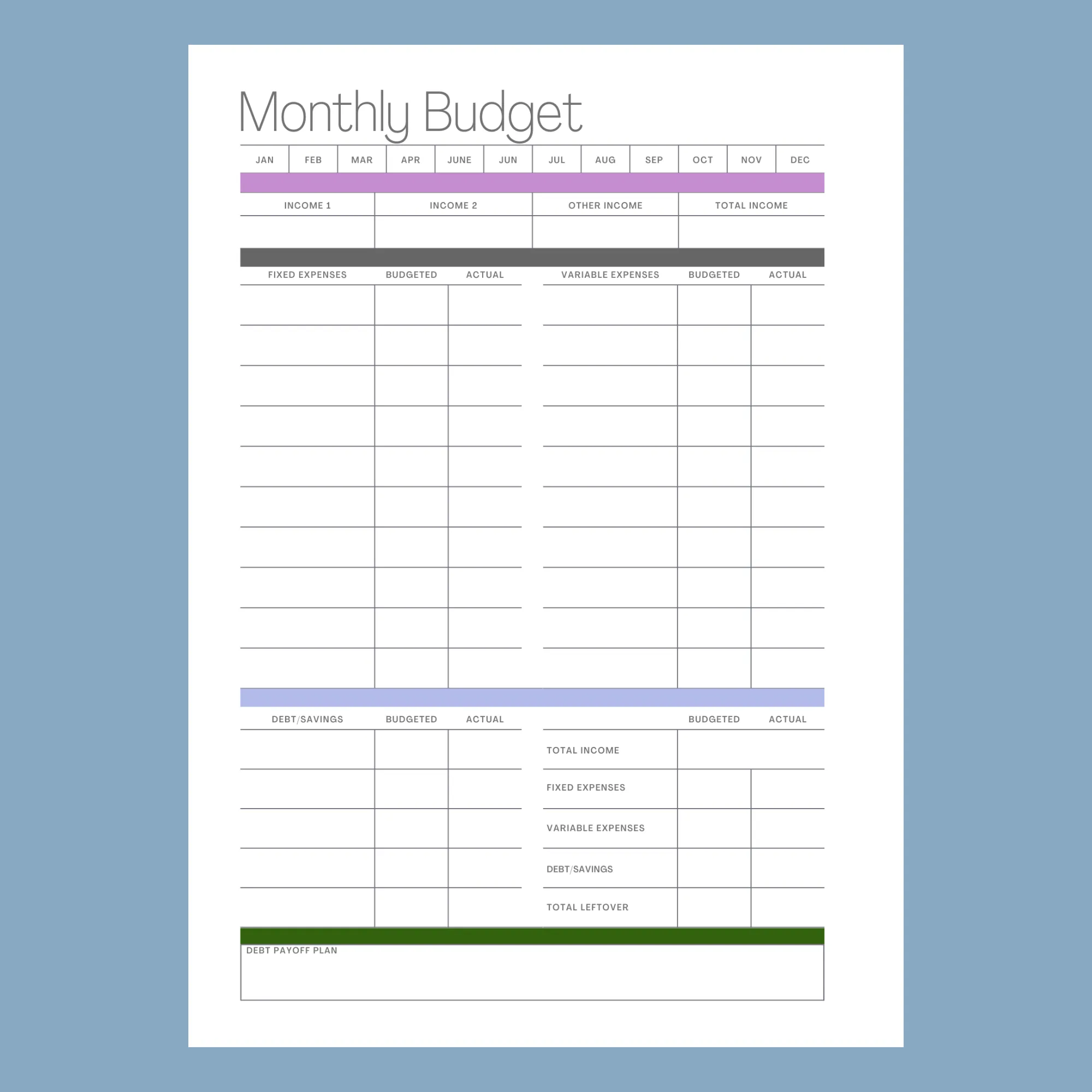 Weekly Planner 2025:  Lilacs